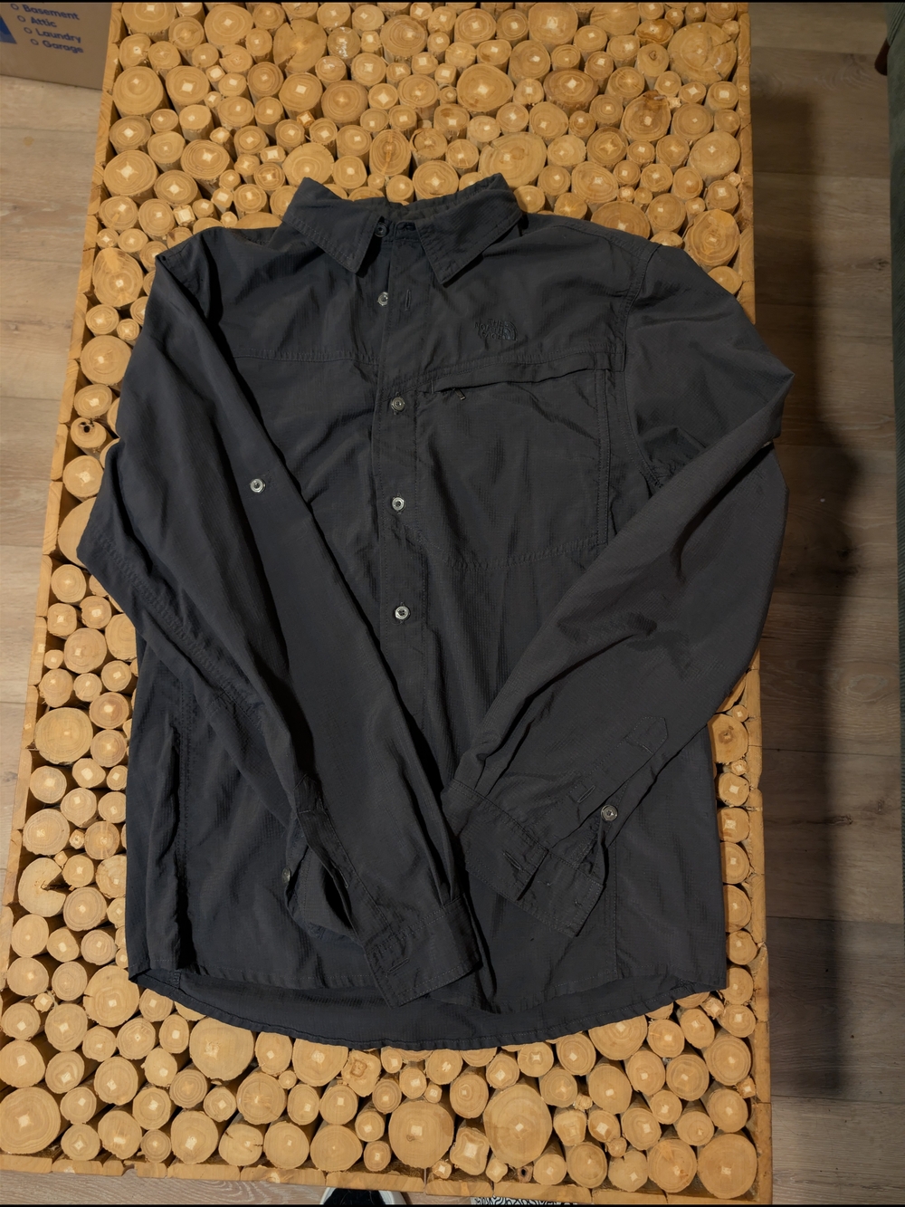 The North Face Men's Black Casual Button-Down Shirt